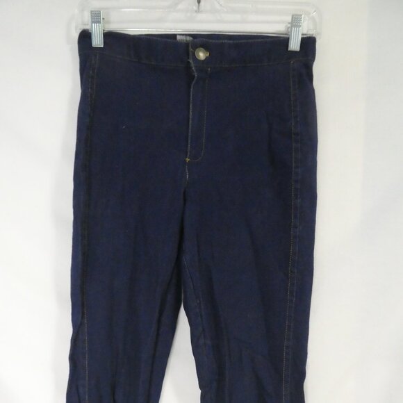 DYNAMITE | size 7 | Dark Blue Denim | Slit Bottoms | Made In Canada - Picture 6 of 16